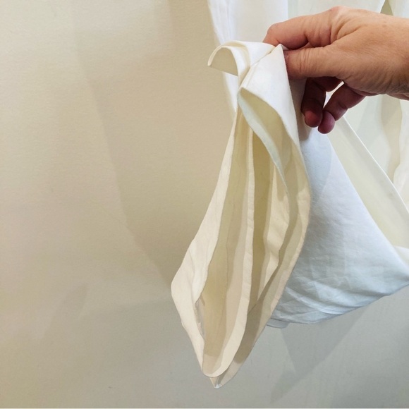 THEORY Sz 6 Emery 100% Linen Pockets Unlined Straight Leg Flowy Trousers NEW - Picture 5 of 13